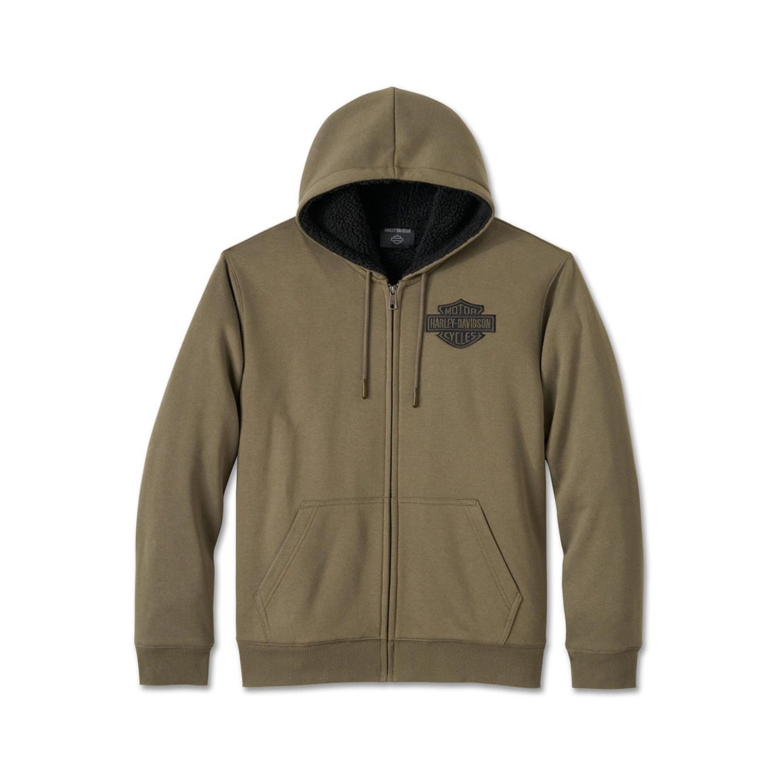 バー&シールドシェルパフルジップパーカー -ハーレーダビッドソン公式