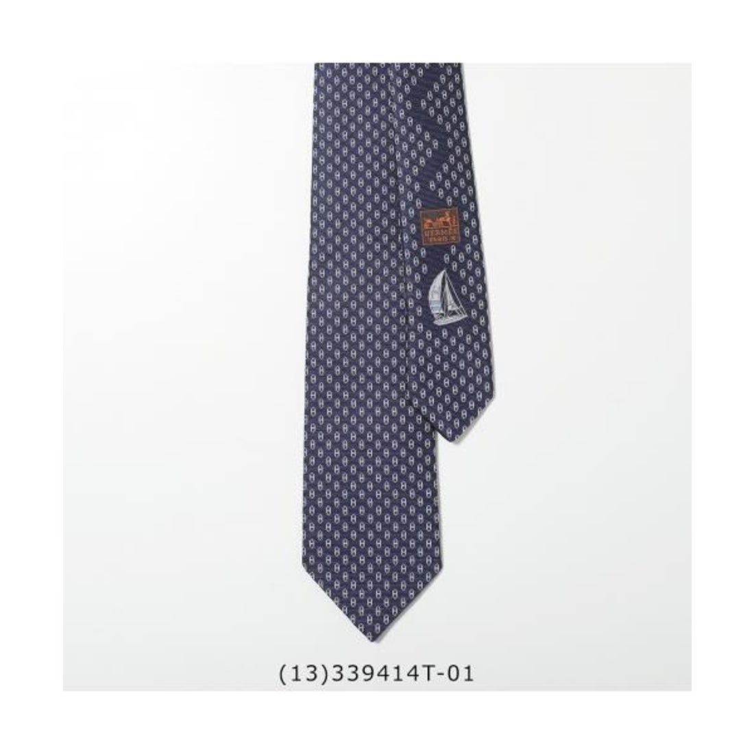 エルメス Hermes HERMES ネクタイ TIE 7cm フランス製 シルク （(17