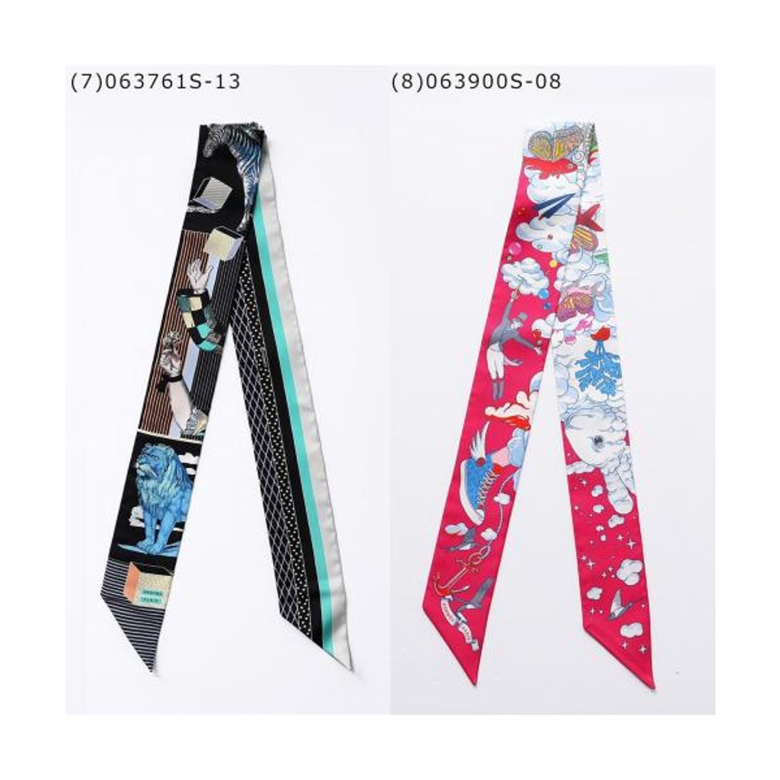 エルメス Hermes HERMES ツイリー スカーフ TWILLY シルク バンダナ