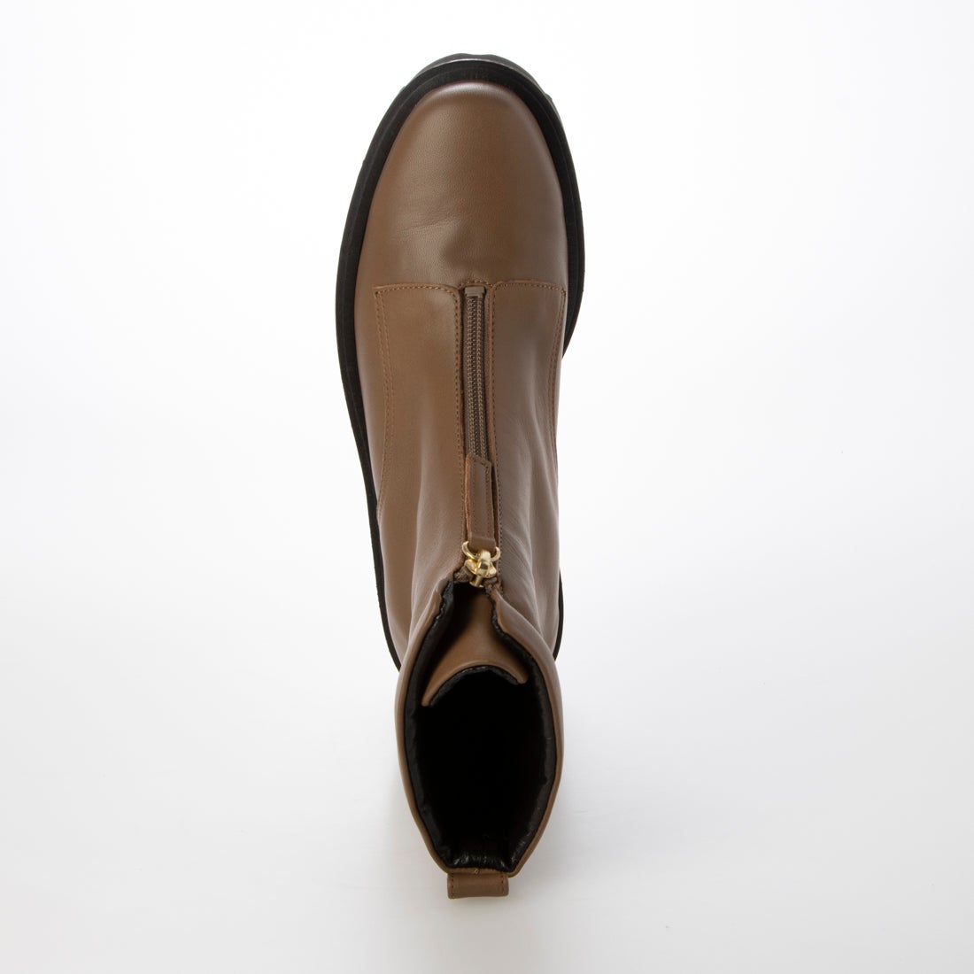 ヒミコ 卑弥呼 トラックソールフロントジップブーツ/641409 （ブラウン