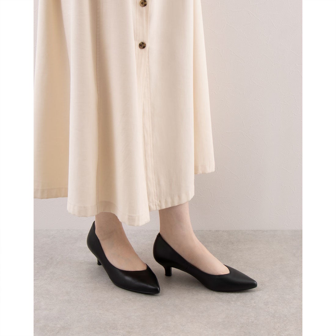 ヒミコ 卑弥呼 【WEB限定デザイン】アシンメトリーポインテッドトゥ