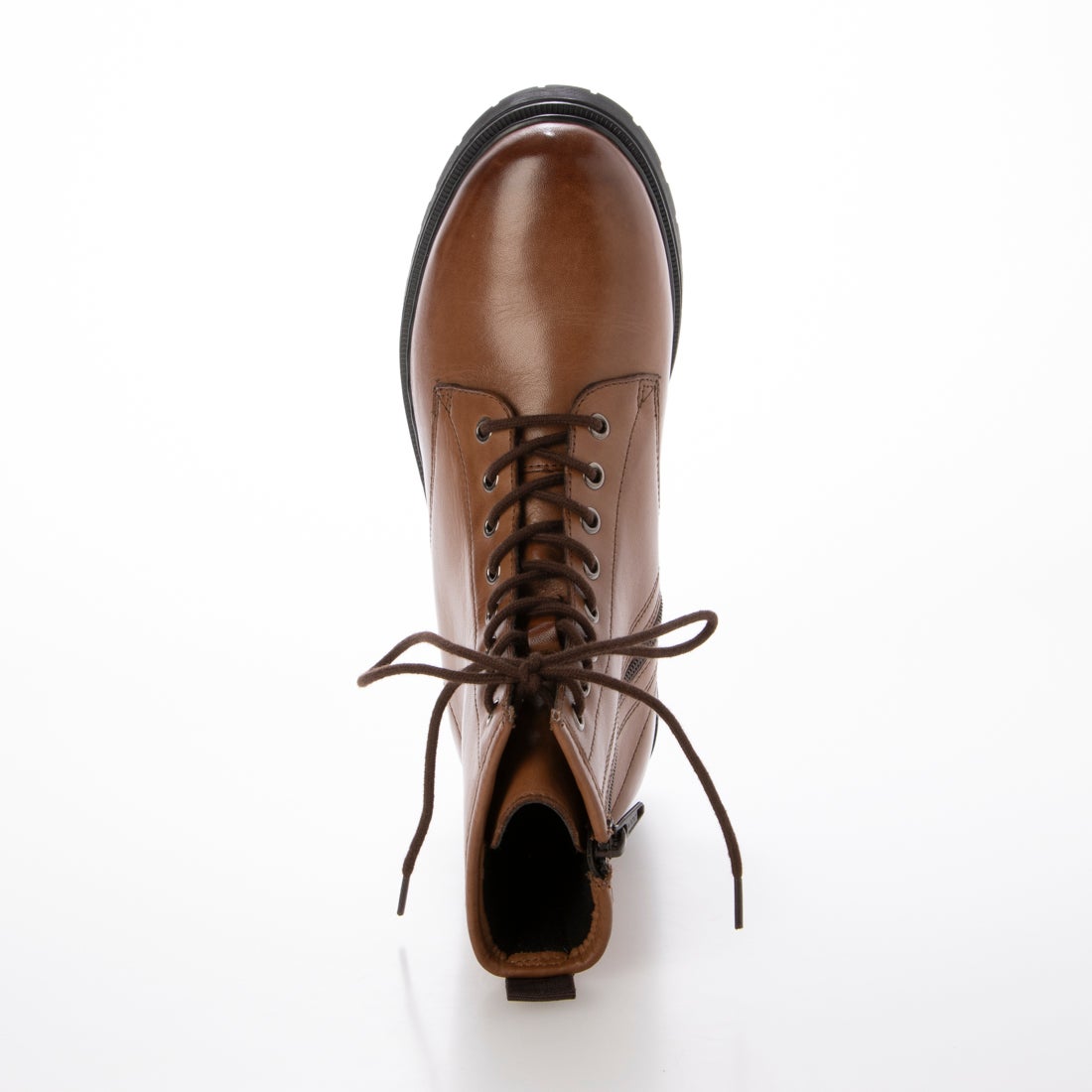 ハスキー HUSKY 【本革】 レースアップ サイドジップ コンバットブーツ