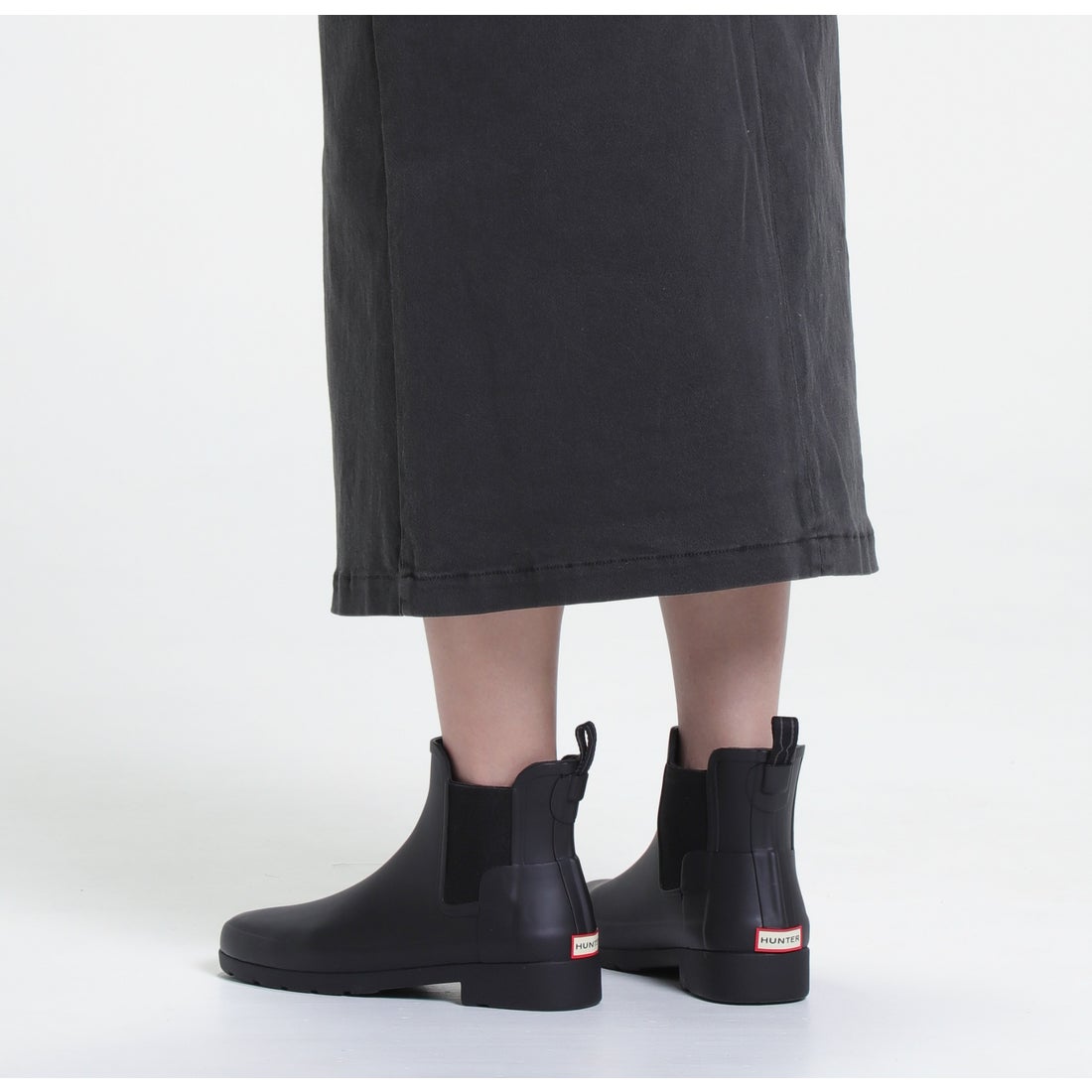 ハンター HUNTER 【レディース】リファインドチェルシーブーツ （BLK