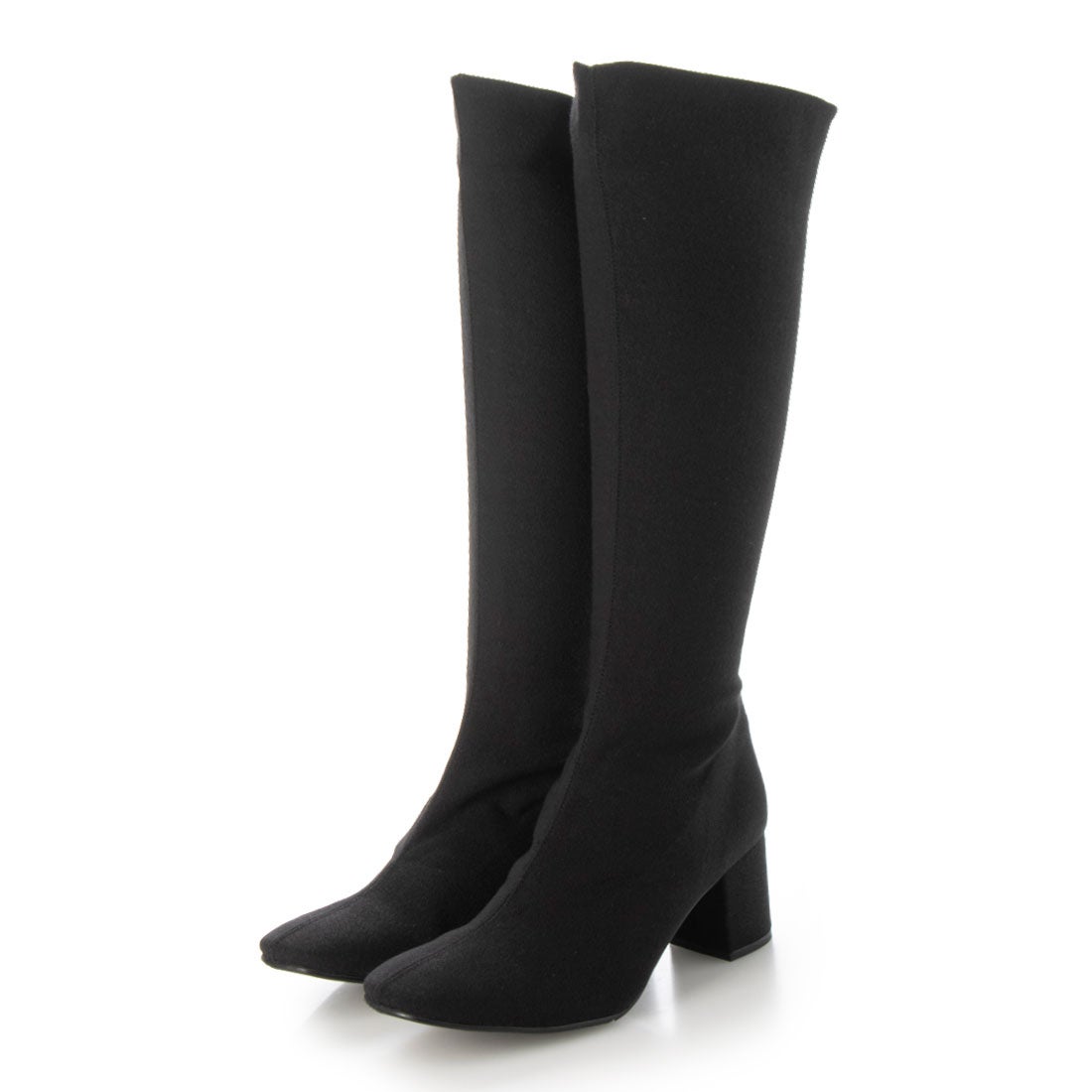 アイケープラス IKplus 【日本製】美脚膝下丈ストレッチロングブーツ
