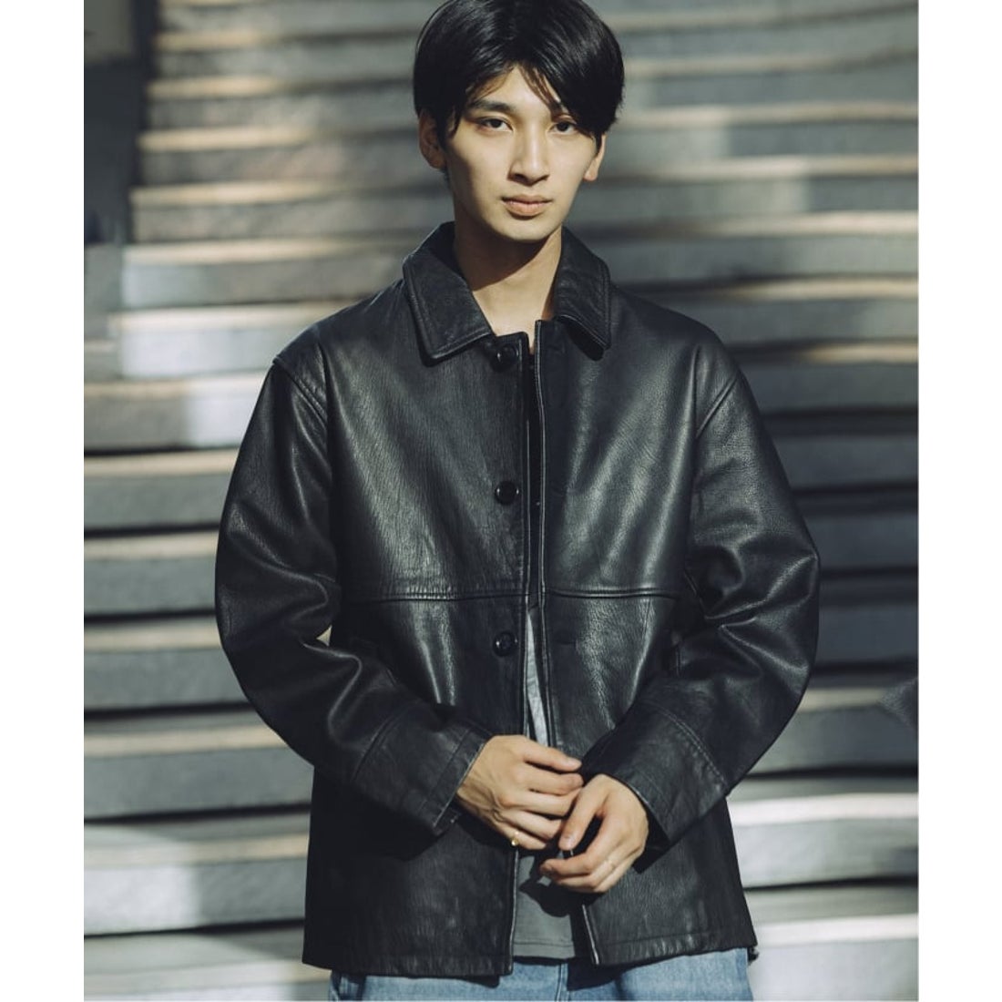 ジャーナルスタンダード JOURNAL STANDARD ゴートレザー ウォッシュド