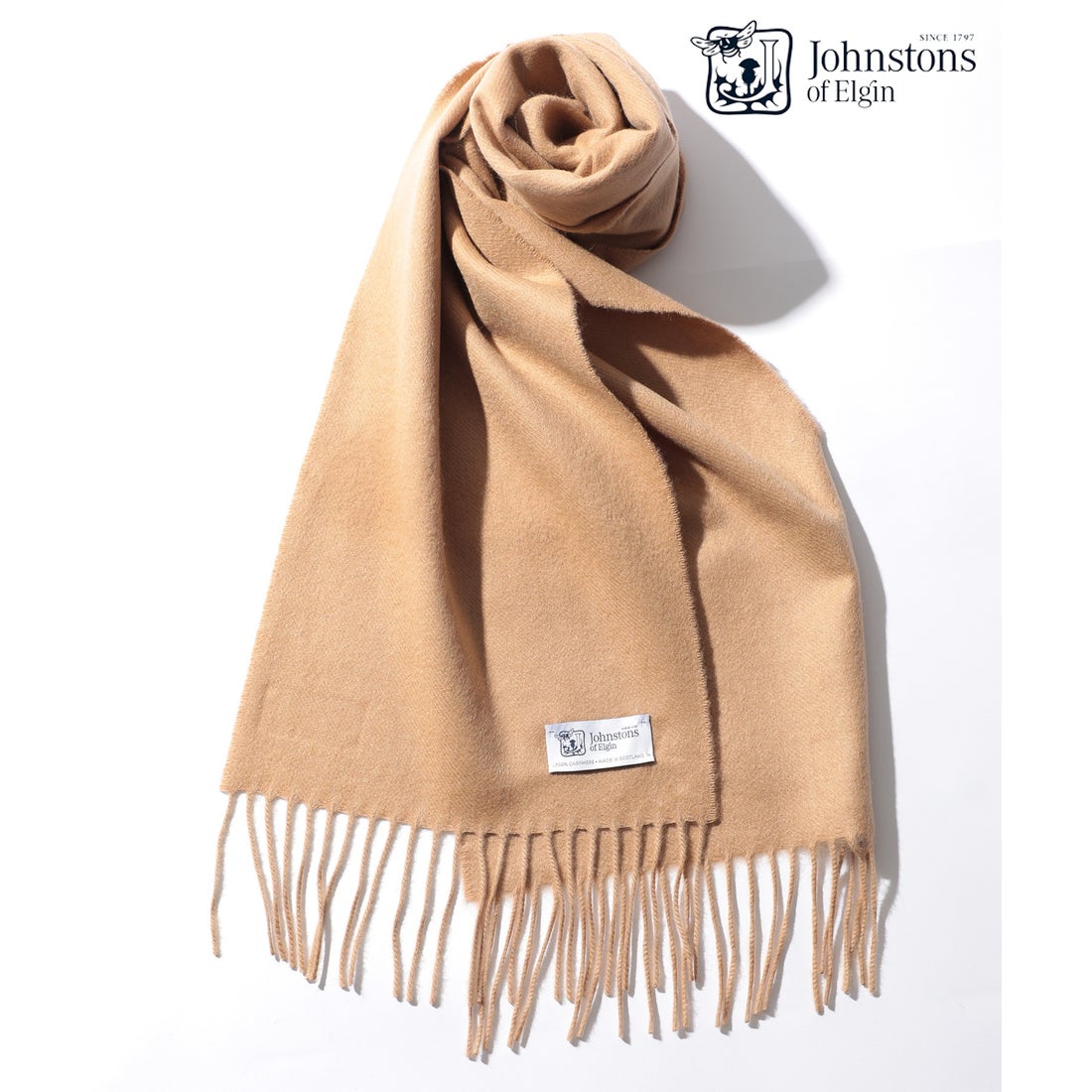 JOHNSTONS 【Johnstons / ジョンストンズ】カシミヤ100% マフラー