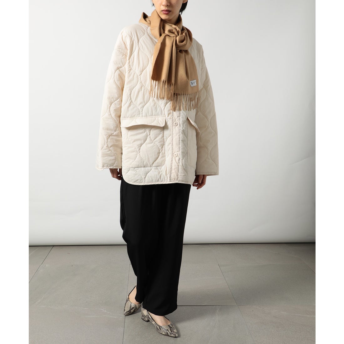 JOHNSTONS 【Johnstons / ジョンストンズ】カシミヤ100% マフラー