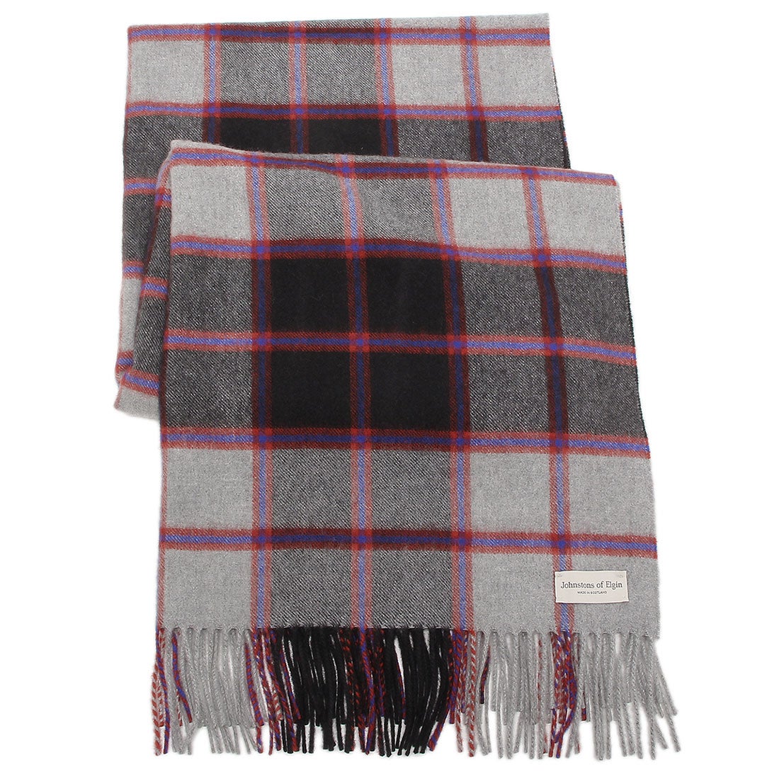 ジョンストンズ ストール マフラー グレー マルチカラー レディース