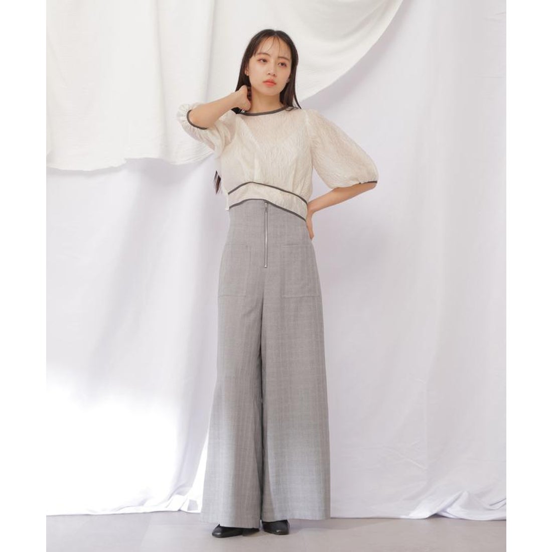 ジルバイジルスチュアート JILL by JILLSTUART フロントZIPワイド