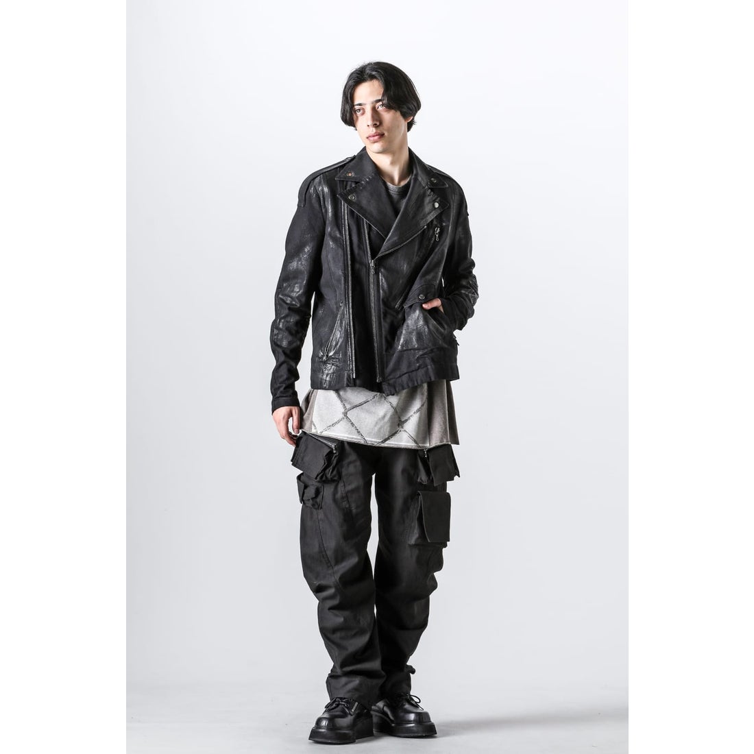 ユリウス JULIUS Ana-Moto JD Biker Jacket（Black） 通販 大阪心斎橋