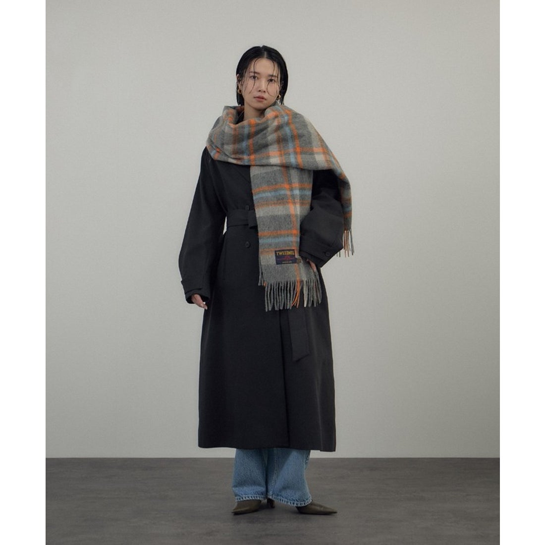 サロン アダム エ ロペ SALON adam et rope' TWEEDMILL_Knee Rug(大判