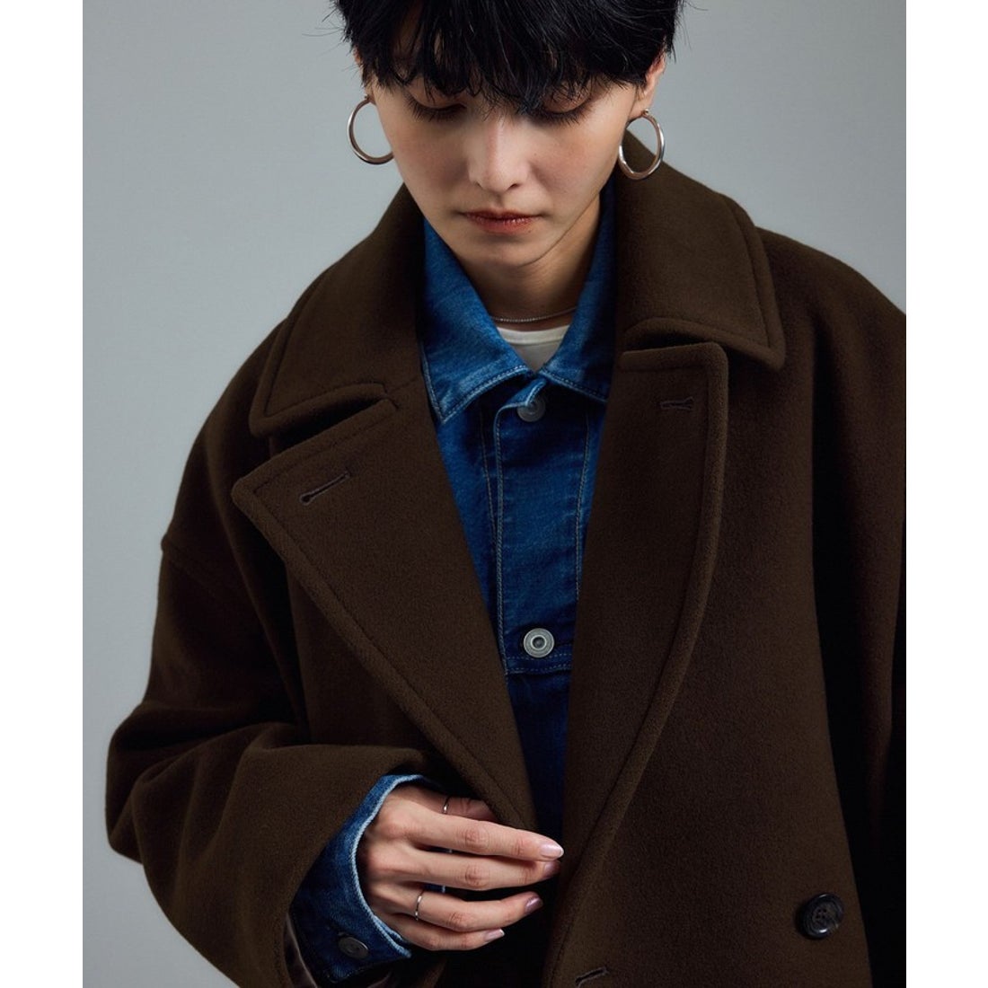 サロン アダム エ ロペ SALON adam et rope' 【WEB限定】MANTECOウール