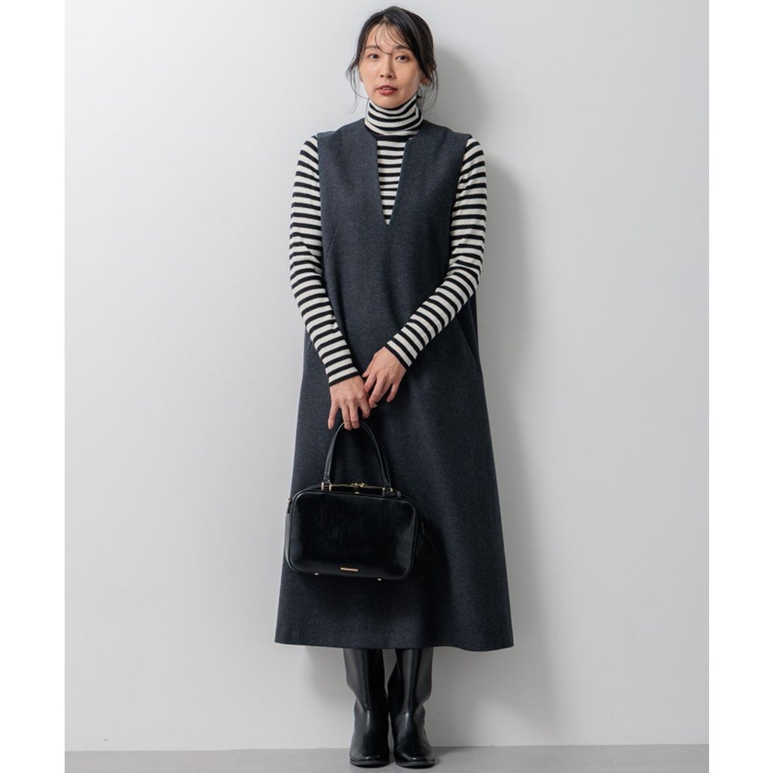 ニジュウサンク チイサイサイズ 23区 S 【洗える】ウーステッドウール