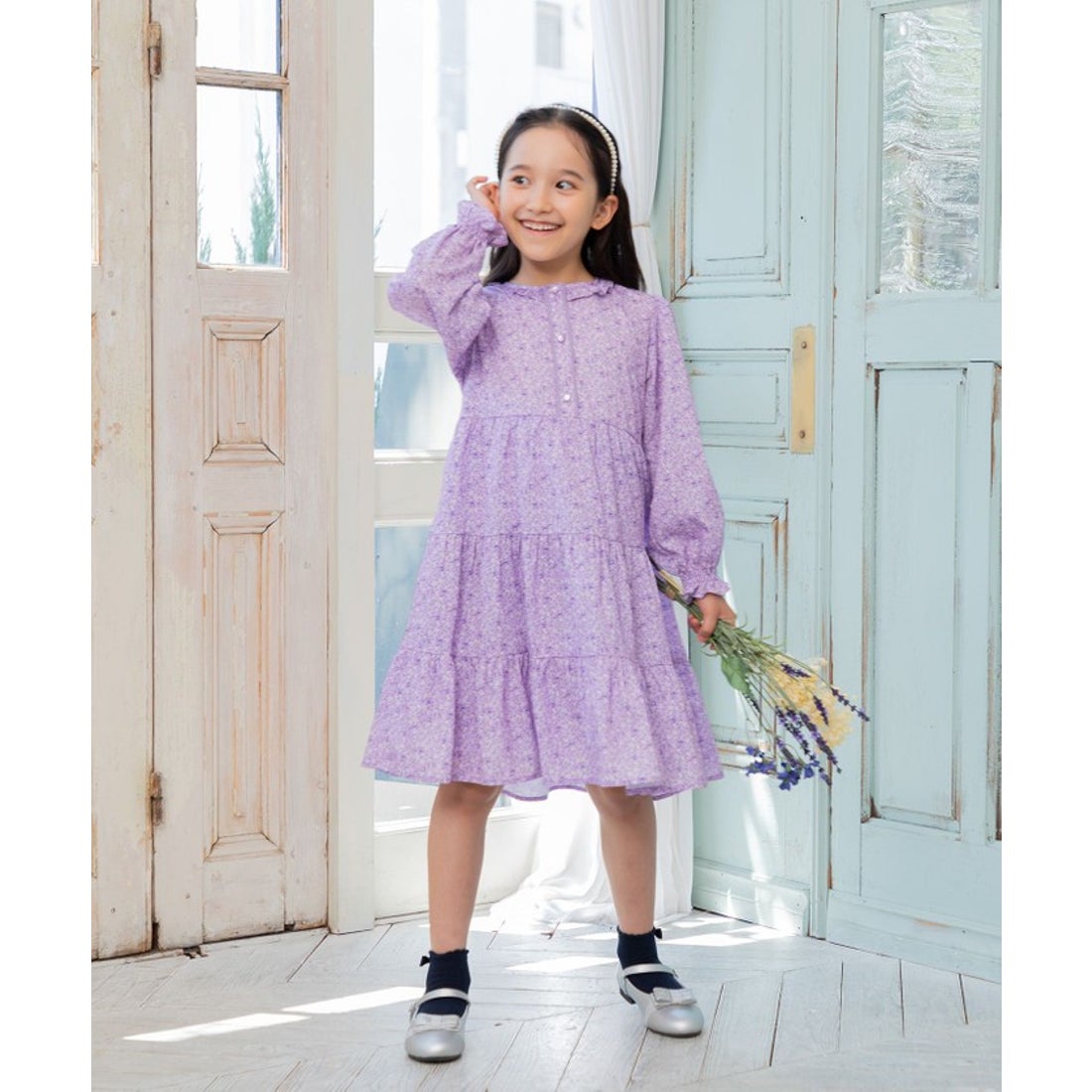 クミキョク キッズ 組曲 KIDS 【110－140cm】Tiny Rose ワンピース