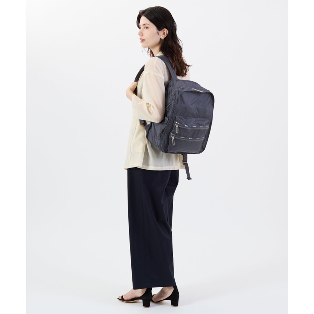 レスポートサック LeSportsac FUNCTIONAL BACKPACK （シャドウグレーC