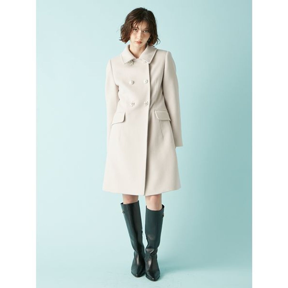 リリーブラウン LILY BROWN [L.B CANDY STOCK]ダブルビジューミディ