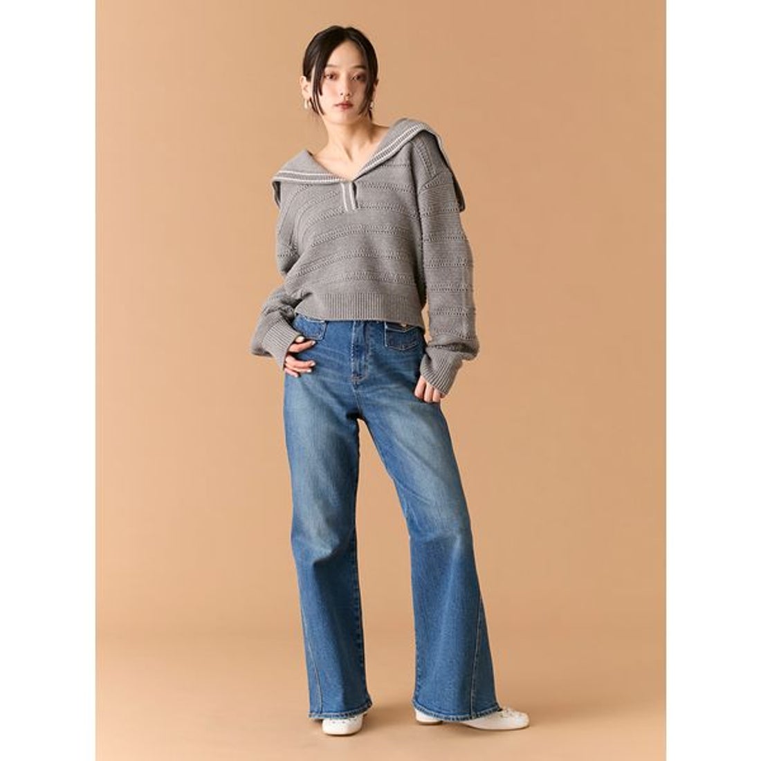 リリーブラウン LILY BROWN 【WEB限定00サイズ】ストレッチフレア