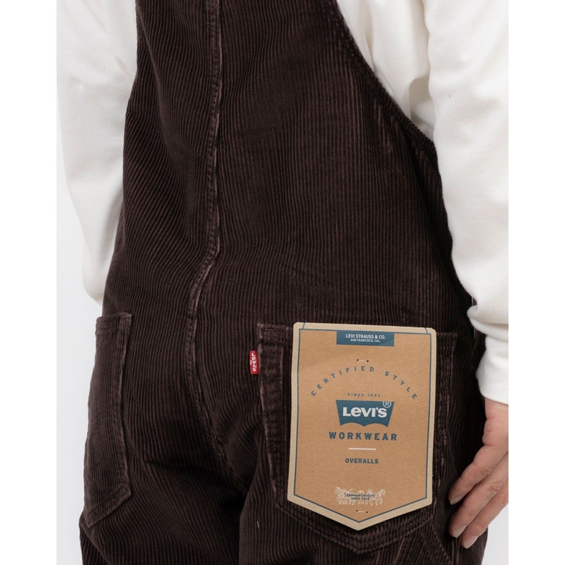 リーバイス LEVI'S WORKWEAR オーバーオール ブラウン BLACK COFFEE