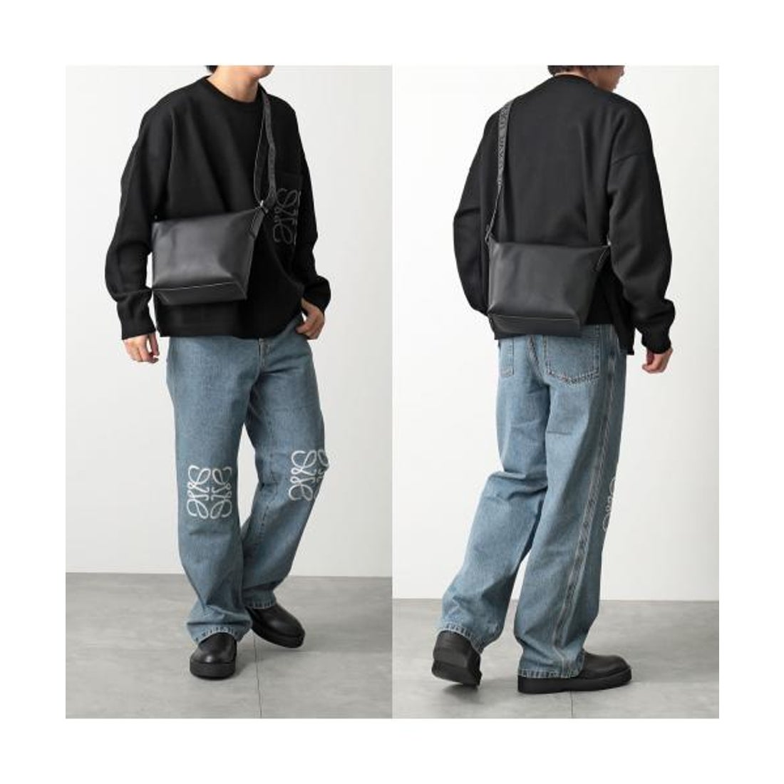 ロエベ LOEWE LOEWE ショルダーバッグ CUBI キュービィ （1220/DARK