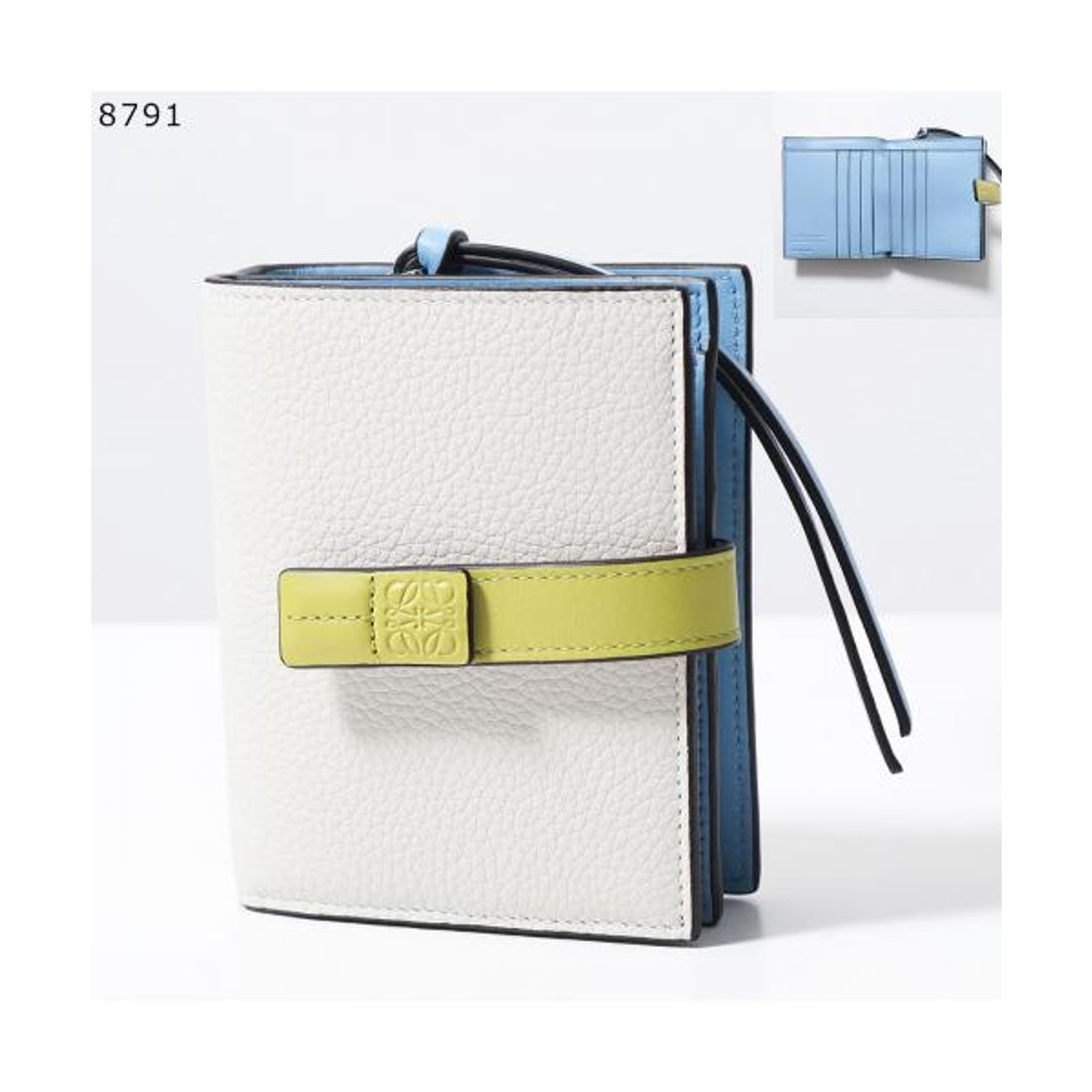 ロエベ LOEWE LOEWE 二つ折り財布 COMPACT ZIP C660Z41X （6874/FROZEN