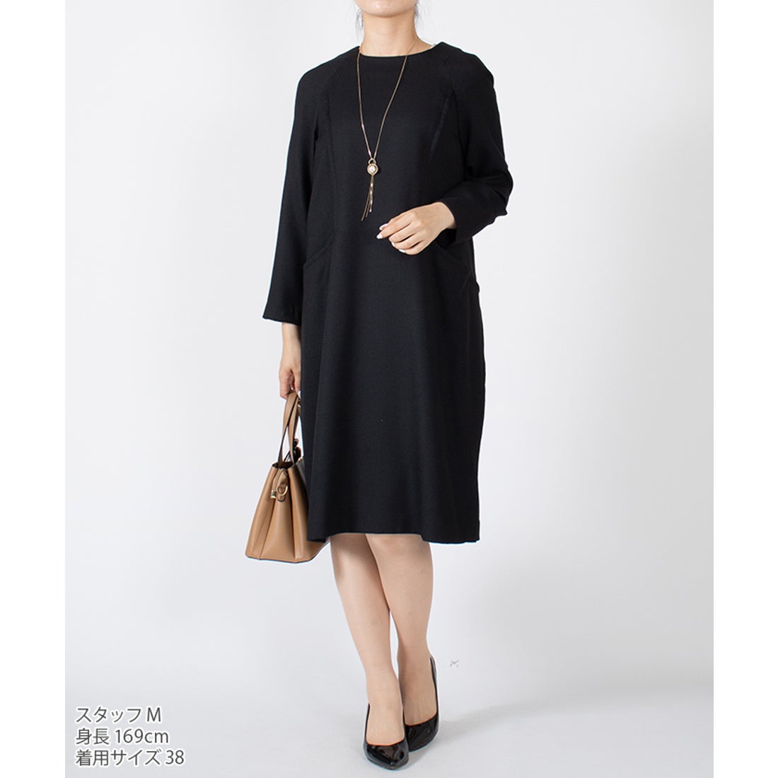 ラピーヌ ブランシュ LAPINE BLANCHE ジョーゼットワンピース