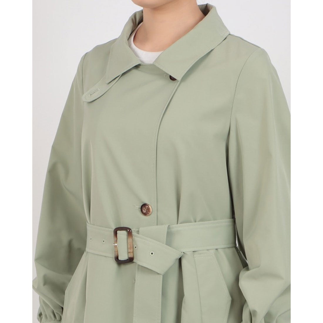 レディメイド LADYMADE サイドデザインフレアトレンチコート （L