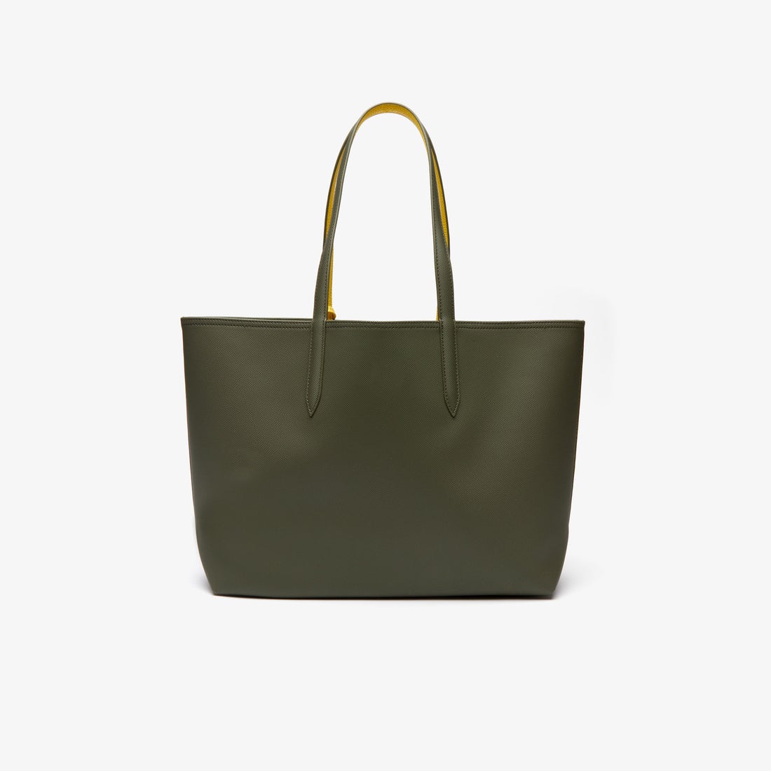 ラコステ LACOSTE ANNA リバーシブル トートバッグ （ピンク×ブラック