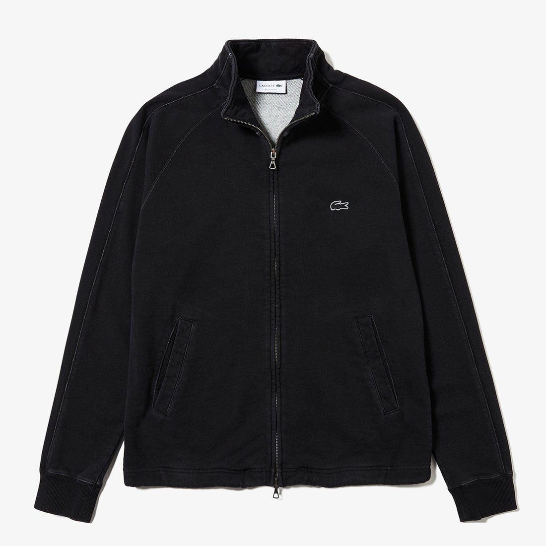 ラコステ LACOSTE インディゴスウェットトラックジャケット （ブラック