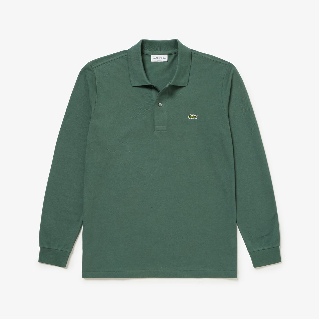 ラコステ LACOSTE オリジナルフィット 長袖 ポロシャツ （グリーン