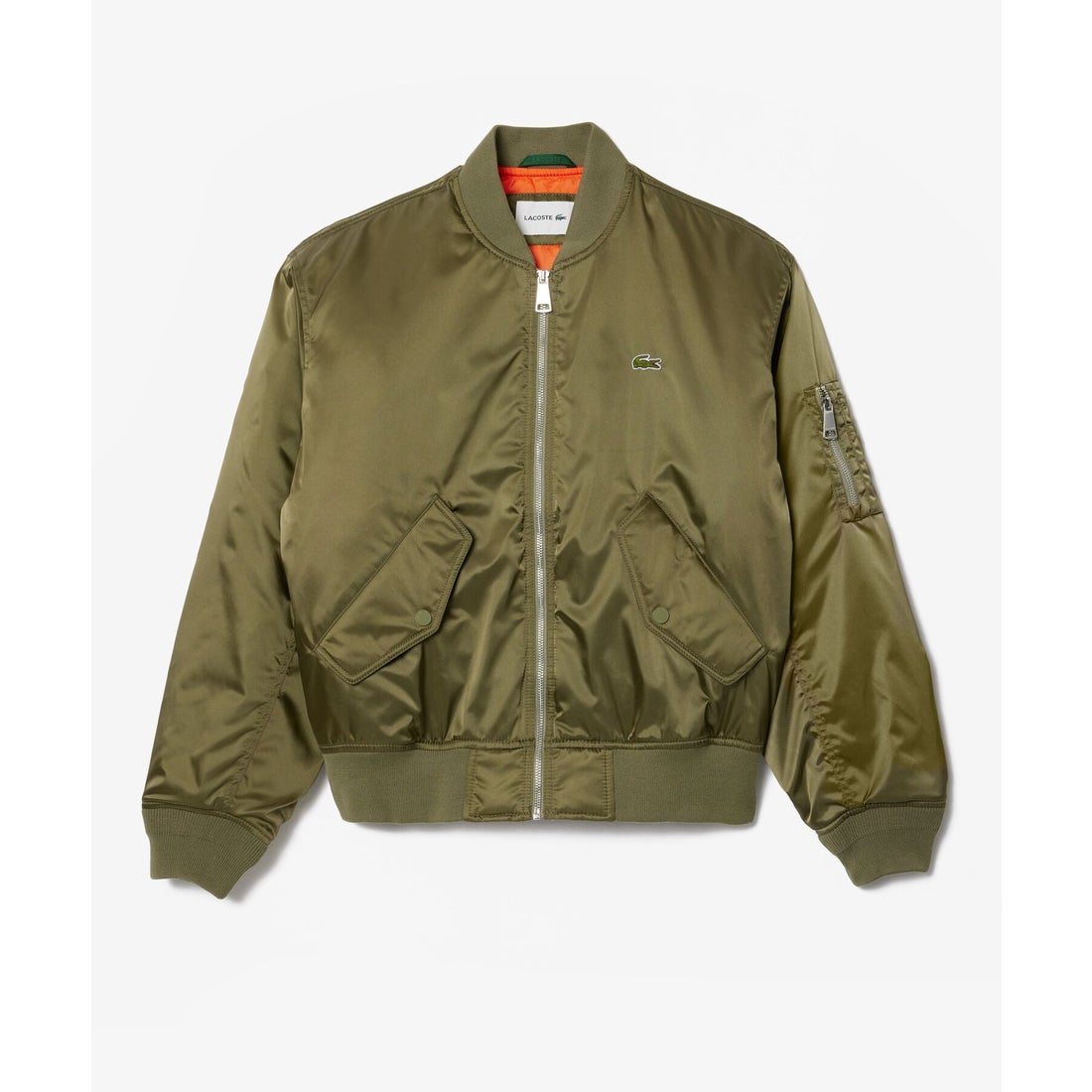 ラコステ LACOSTE 撥水ボンバージャケット（ブラック） -ファッション