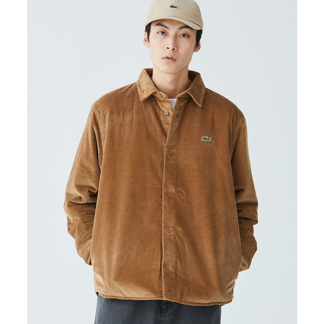 ラコステ LACOSTE インサレーションコーデュロイシャツジャケット