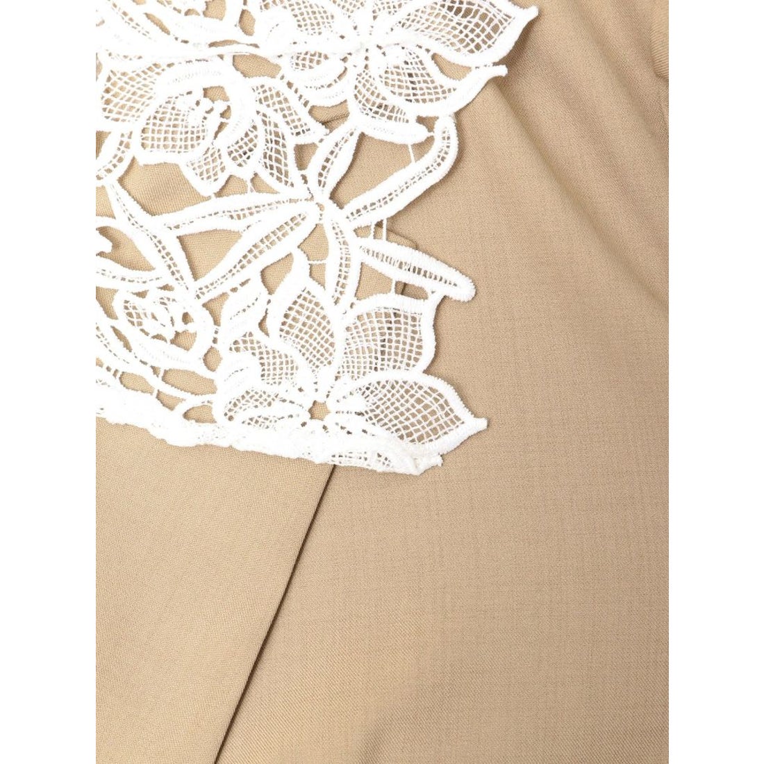 ラグナムーン LAGUNAMOON レースデタッチドカラージャケット