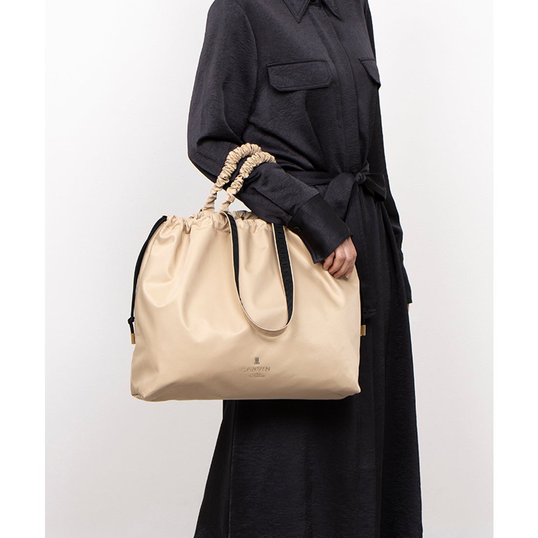 LANVIN en Bleu クラリス 2wayバッグ ブラック -ファッション通販