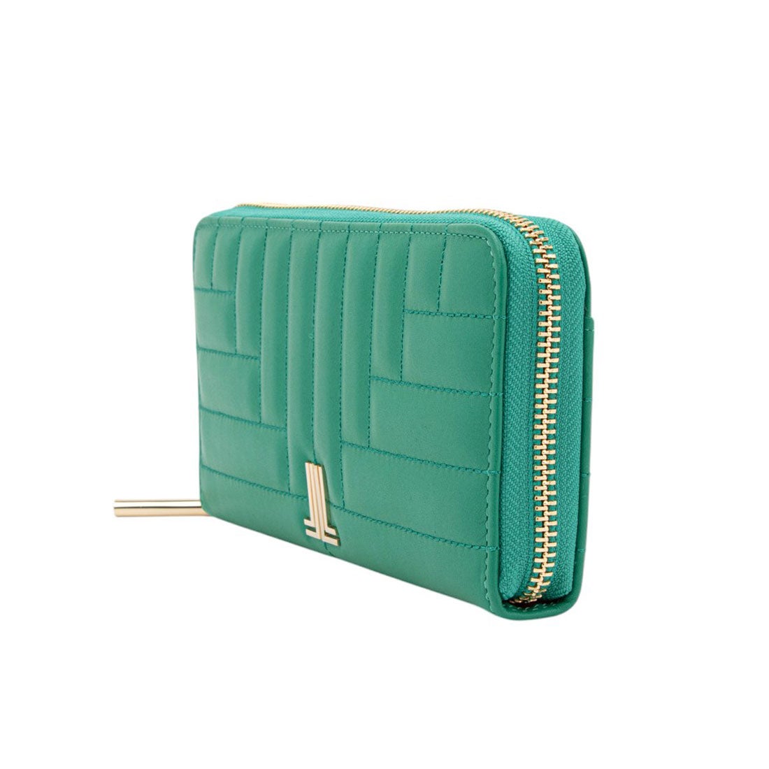 LANVIN en Bleu ベルシー ラウンドファスナー長財布 グリーン -waja