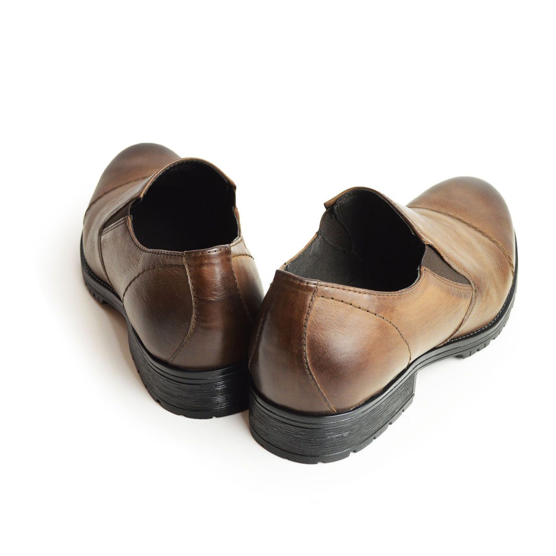 レオン LEON カジュアルシューズ メンズ 本革 スリッポン 牛革