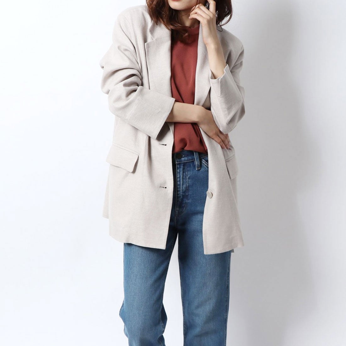 ミラ オーウェン Mila Owen ビッグシルエットコートジャケット