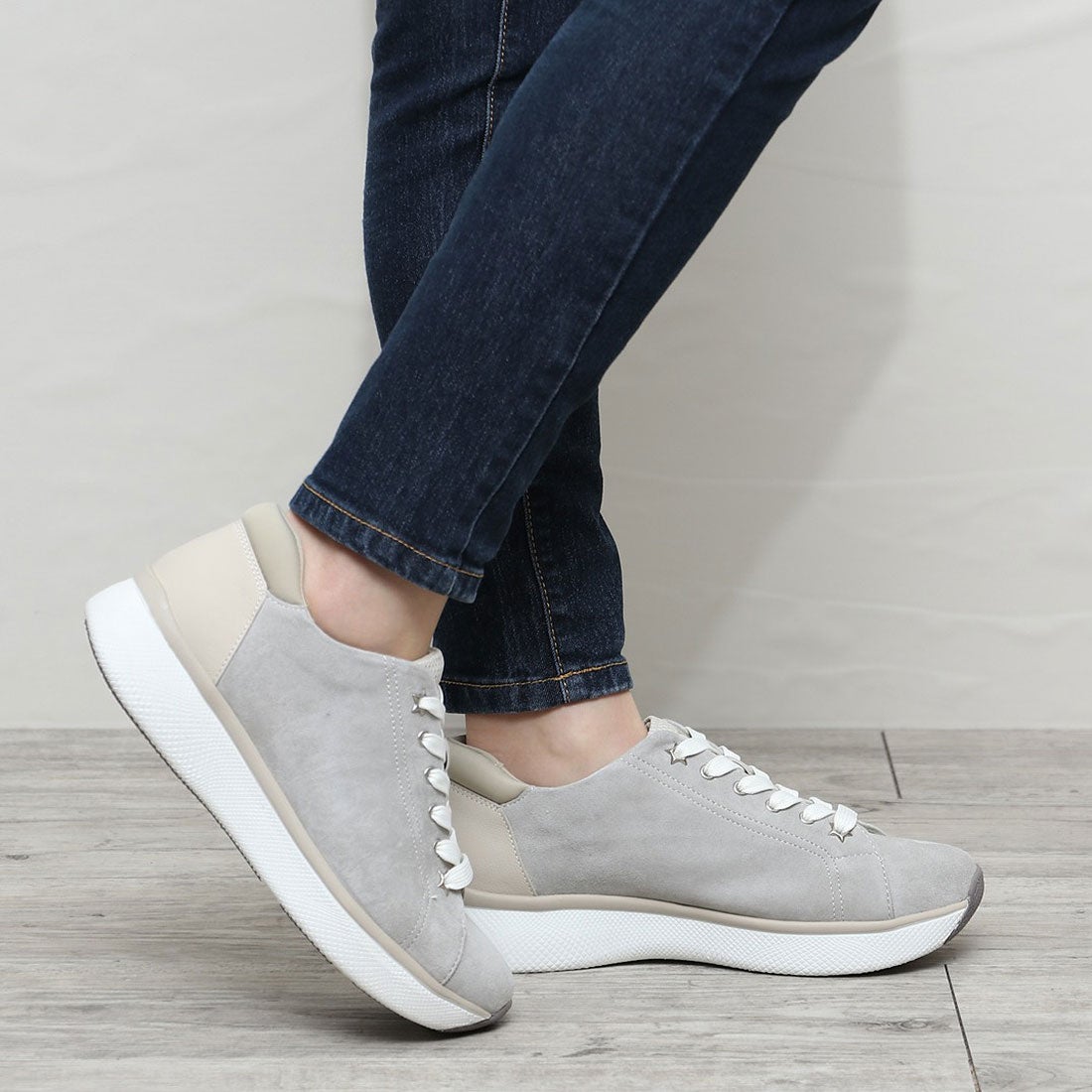 モード エ ジャコモ MODE ET JACOMO 【軽量】レースアップ厚底