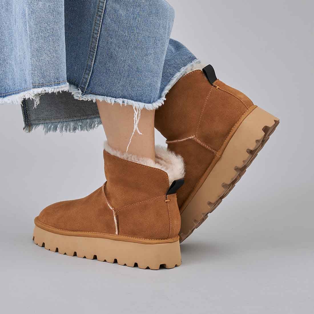 モード エ ジャコモ カリーノ MODE ET JACOMO carino 本革ムートン