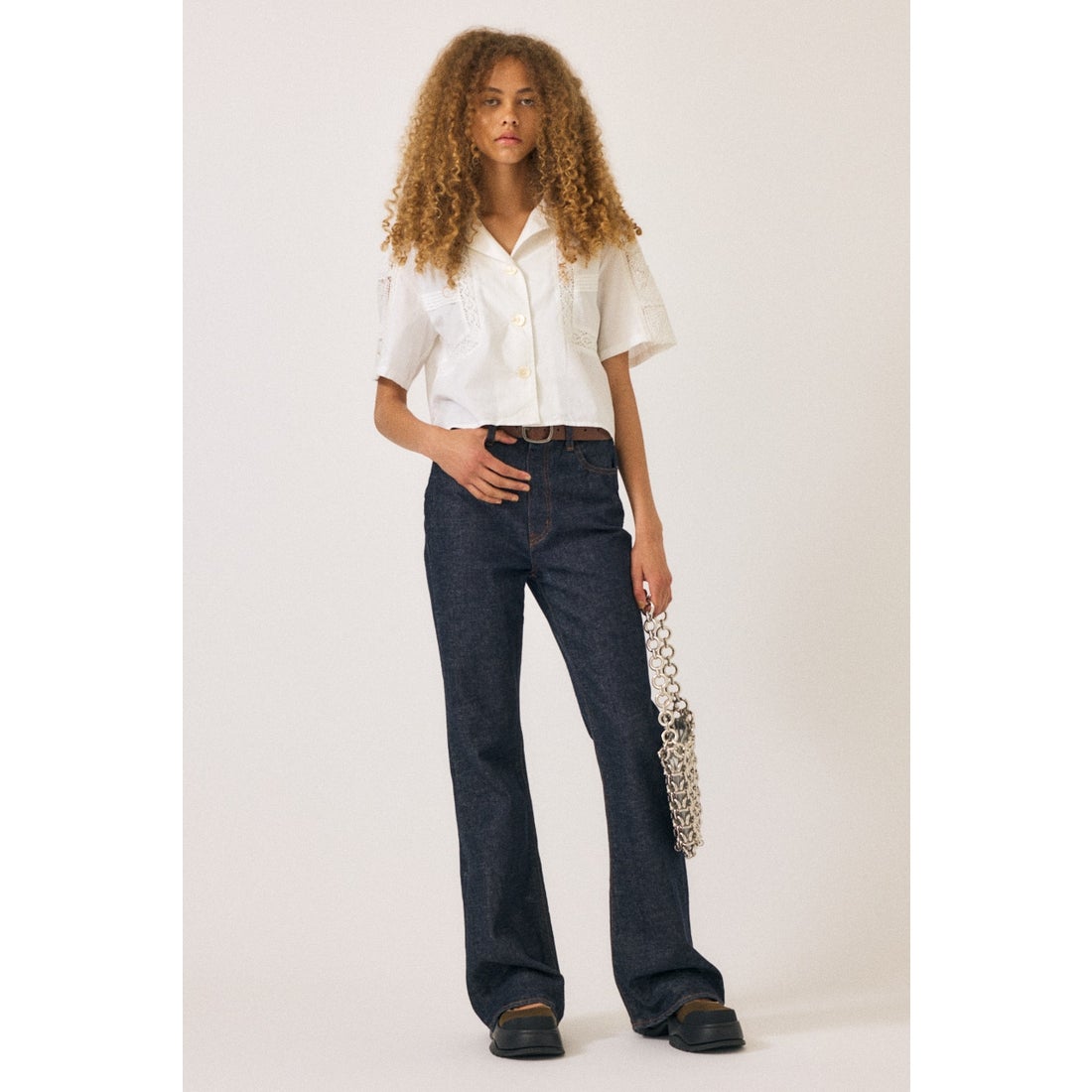 マウジー MOUSSY MVS FLARE （BLU） - ファッション通販 MAGASEEK