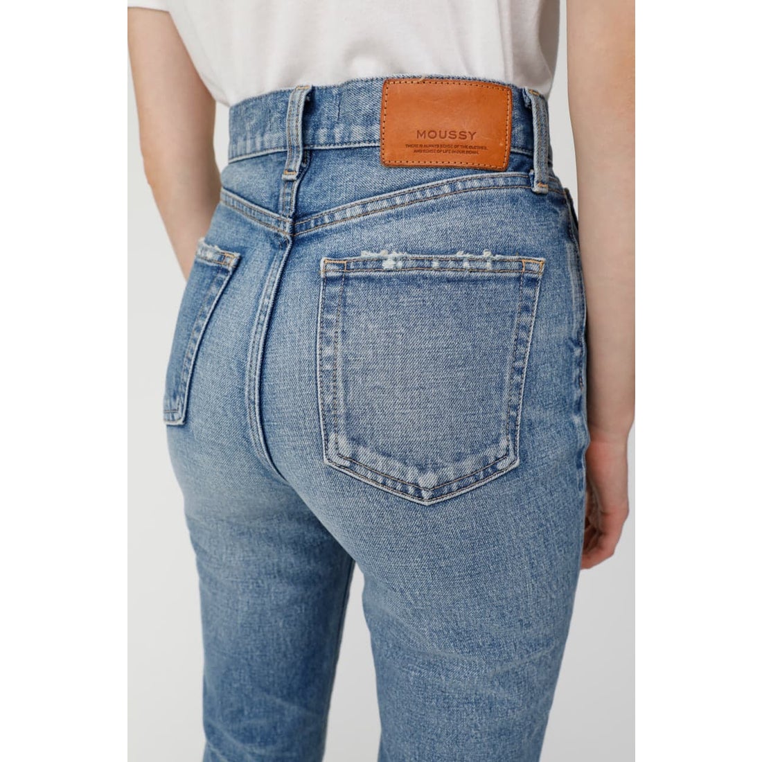 MOUSSY マウジー moussy MVS FLARE （ブルー） -ファッション通販