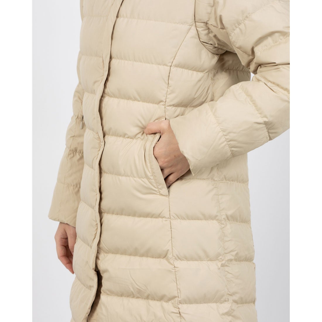 モンベル mont-bell トラベルダウンロングコート Women's （ベージュ