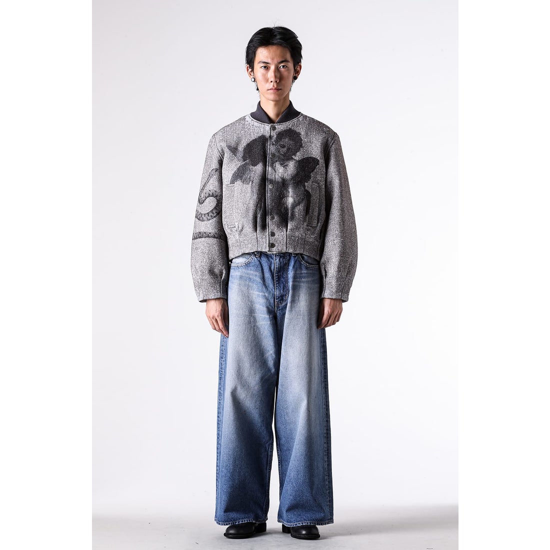 エムエーエスユー MASU ANGEL BOMBER JACKET （Gray） -FASCINATE