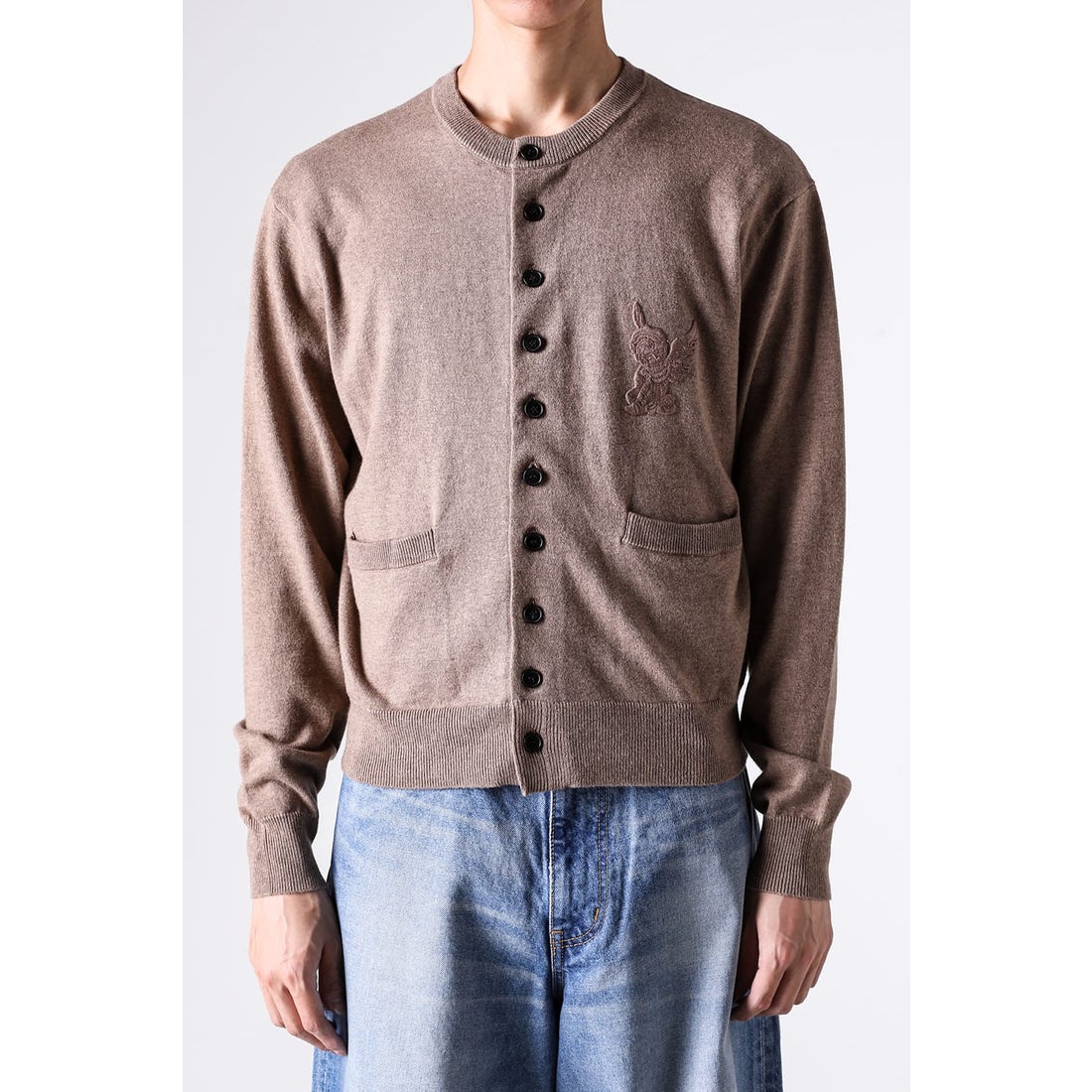 エムエーエスユー MASU 10 BUTTONS CARDIGAN （Beige） - ファッション