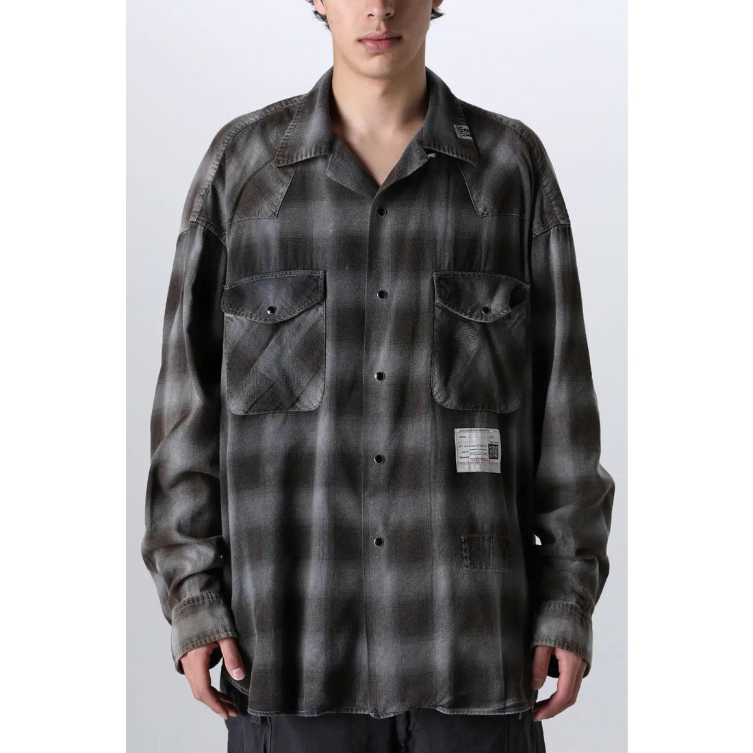 メゾン ミハラヤスヒロ Maison MIHARA YASUHIRO Cow Boy Check L/S