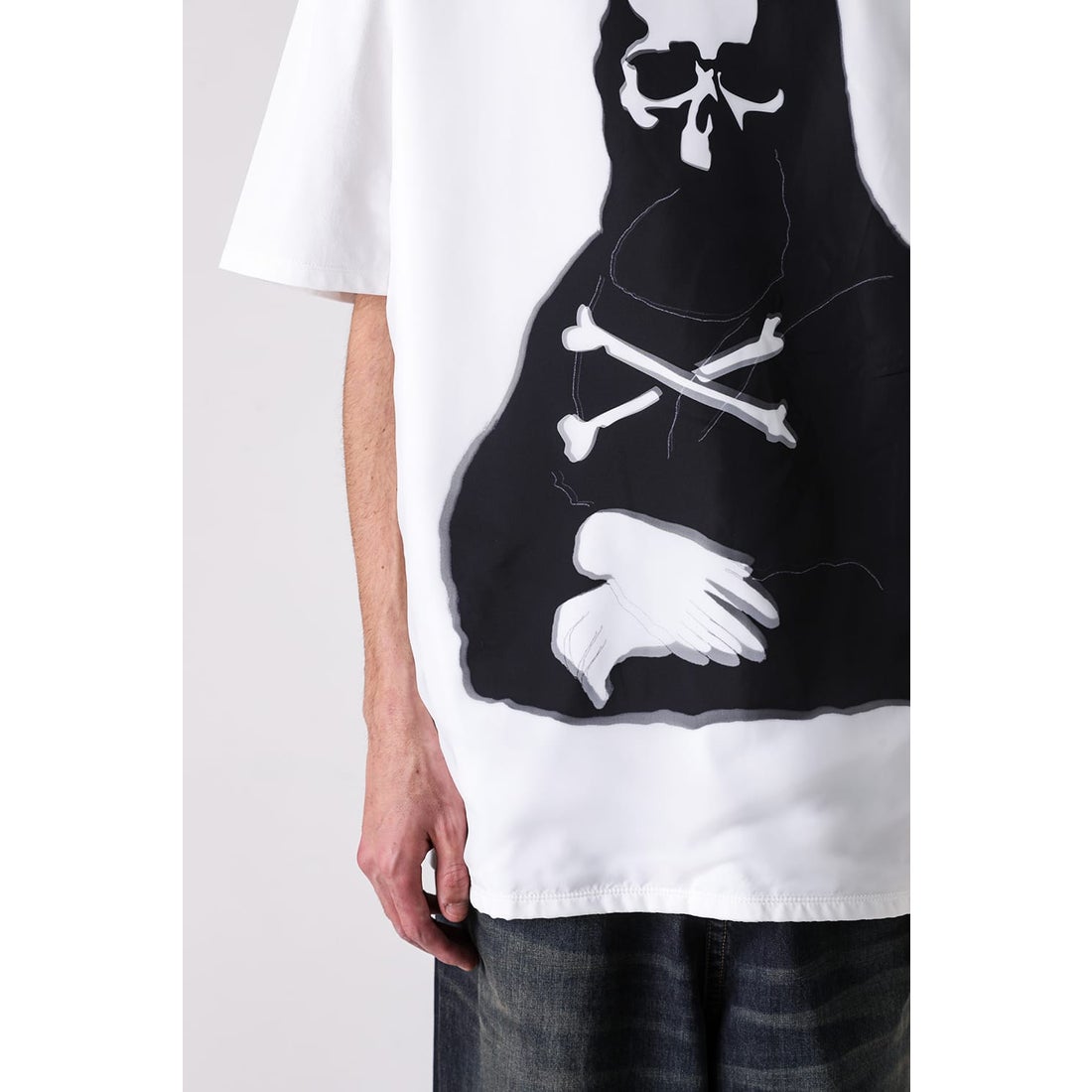 mastermind JAPAN × TRIPPY ART TEE MONALIZA （WHITE） - Osaka