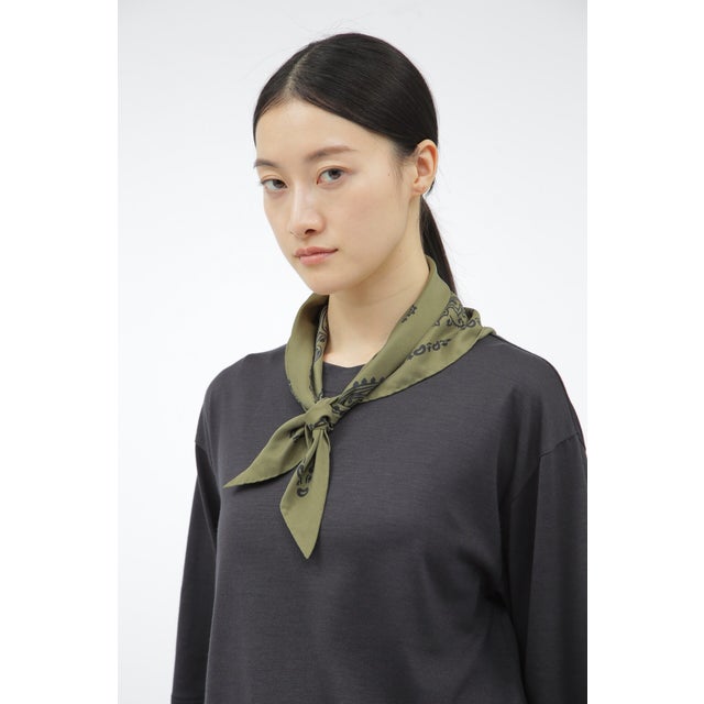 マーガレット・ハウエル MARGARET HOWELL GRAPHIC BANDANA SCARF
