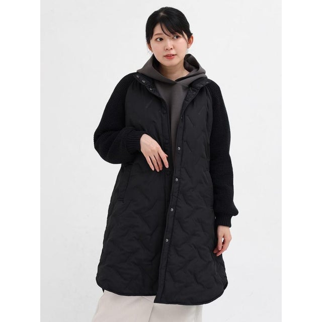 ミラ オーウェン Mila Owen やわらかロングダウンコート （ブラック