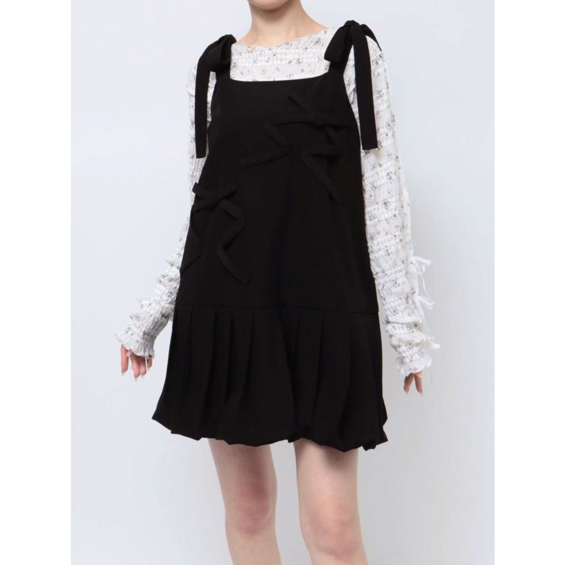 メリージェニー merry jenny ミニキャミribbonバルーンワンピース