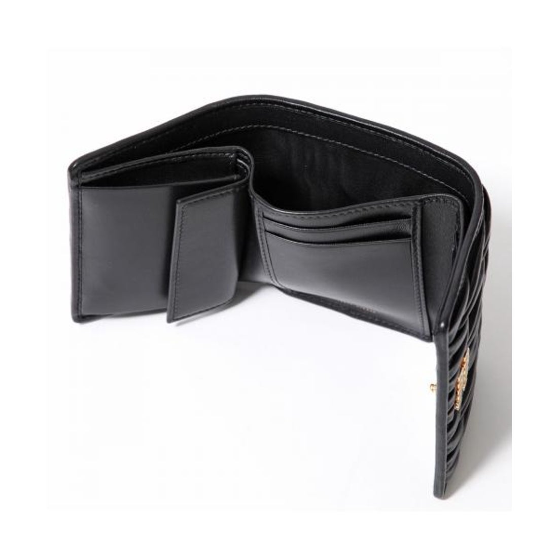 ミュウミュウ Miu Miu MIUMIU 三つ折り財布 MATELASSE マテラッセ