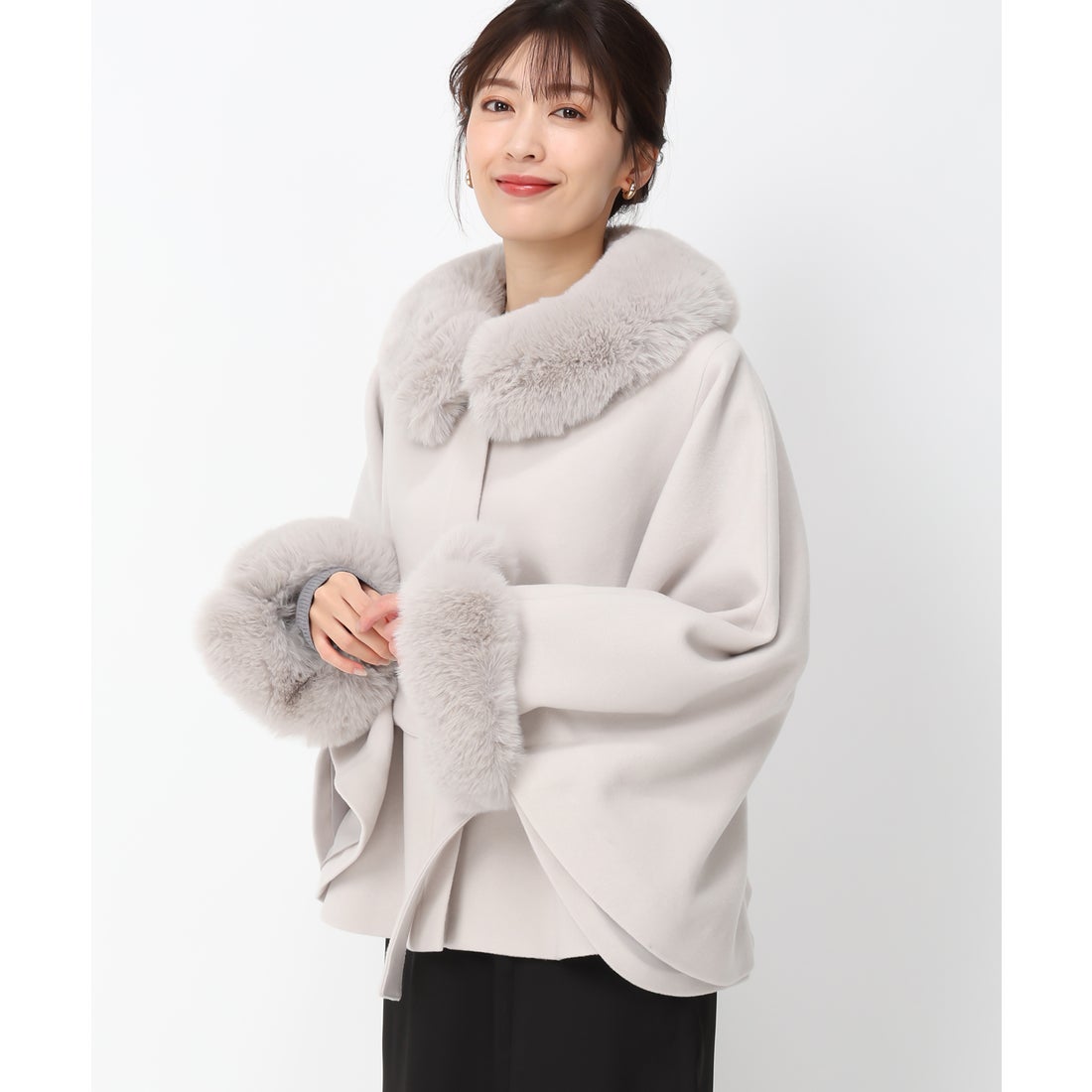 ミッシュマッシュ MISCH MASCH □2024秋冬新作□ポンチョコート